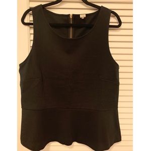 J Crew Peplum Tank (XL). Never worn.